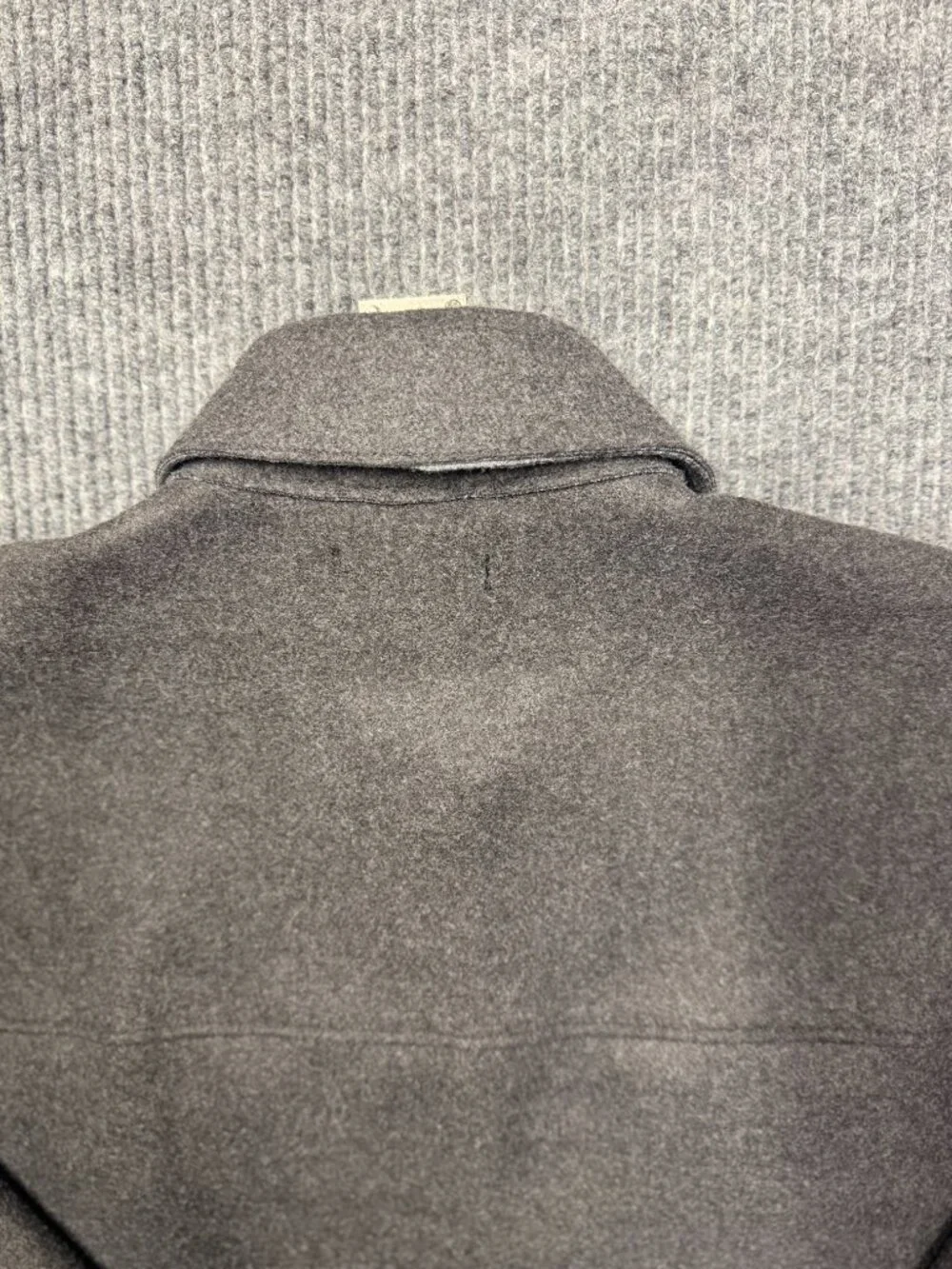 Banana Republic Charcoal Gray Wool Blend Shirt Jacket Size Small